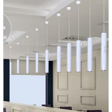 Luminária pendente de decoração, com bojo de luzes, iluminação para cozinha, sala de jantar, balcão, cilindro 2024 - compre barato