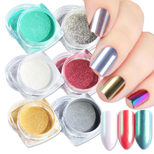 1pcs Rubbing Nail Mirror Powder Pigment Holographic Glitter Flakes Dust Dip Powder Magic Mirror Nail Art Decorations BEDP01-16 2024 - buy cheap