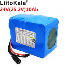 Liitokala 24V10ah 18650 Rechargeable Battery Scooter 10000 mAh Large Capacity BMS 15A 6S5P High Power Lithium Ion Battery 2024 - buy cheap