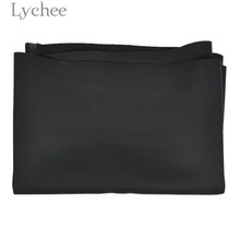 Lychee-tela de neopreno negro de alta calidad, tejido de coser bricolaje hecho a mano, suministros de costura, 2,5mm de espesor 2024 - compra barato