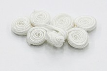 20set Craft Handmade Fabric Braided White 3 Circles Button Sewing On Chinese Frog Closure Fastener Knot Button NK37 2024 - buy cheap