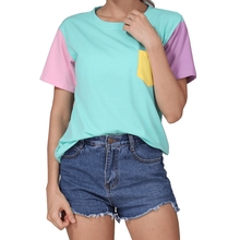 Camiseta bangtan boys kpop y2k, camiseta feminina casual de algodão com manga curta e coreana, cor soltinha para o verão 2024 - compre barato