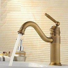 Centerset Single Handle Antique Brass Bathroom Basin Sink Faucet  Tap,Torneiras Para De Banheiro parede 2024 - buy cheap