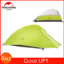 Naturehike CloudUp Series Ultralight Backpacking Tent Waterproof 20D/210T Fabric Camping Tents For 1 Person With Ground Mat 2024 - buy cheap