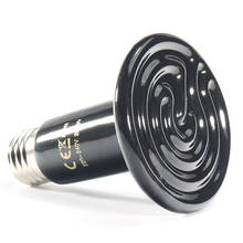 Pet Heating Light  50W 100W 150W 200W Mini Infrared Ceramic Emitter Heat Lamp Bulb Black For Reptile Pet Brooder 110 V 2024 - buy cheap