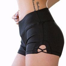 SALSPOR Sexy Esporte Yoga Mulheres Calções Push Up Leggings Ginásio Musculação Oco Controle Da Barriga de Fitness Shorts de Corrida Feminino 2024 - compre barato