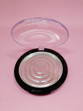 Estojo redondo vazio de plástico para sombra, estojo para pó e blusher de cosméticos transparente, recipiente compacto, batom profissional, 10/peças 2024 - compre barato