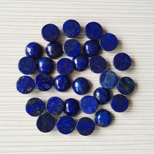Fashion lapis lazuli 8MM 50pcs/lot Natural Stone round Bead Charm high quality cab cabochon beads for jewelry making accessories 2024 - buy cheap