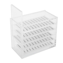 5 Layers Eyelash Storage Box Makeup Display Container Plastic Eyelashes Glue Pallet Holder Grafting Transparent Eyelash tools 2024 - buy cheap