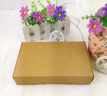 Подарочные коробки ручной работы, 18X11.5X3.5cm Подарочная коробка из крафт-бумаги, пустая упаковка, картонная коробка для украшений/шарфа/галстука, 12 шт./лот 2024 - купить недорого