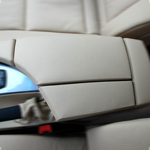 Накладка на подлокотник центральной консоли автомобиля, кожаная защитная накладка из микрофибры для BMW 5 серии E60 2004 2005 2006 2007 2008 2009 2010 2024 - купить недорого
