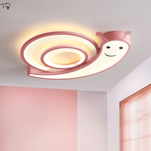 Luminária de teto infantil ultrafina, lustre led para quarto nórdico simples e moderno com proteção dos olhos