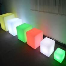 20CM 30CM 40CM Bar Club Square stool Chair charge lamp lithium battery electric single led night light multicolor outdoor 2024 - buy cheap