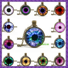 New arrival Gothic jewelry Dragon Eye Pendant Charm Necklace Cat's Eye Necklace Jewelry turkish eye lucky amulet 2024 - buy cheap