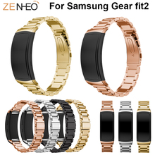 Для Samsung Gear fit2 браслет для Samsung Gear fit2 часы из нержавеющей стали браслеты новый металлический ремешок ссылка ремешок для часов 2024 - купить недорого