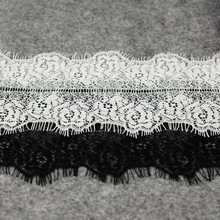 ZOTOONE-tela de encaje blanco para pestañas, tejido de encaje blanco de guipur africano, 300, cinta de encaje de alta calidad para costura, 10x2018 CM 2024 - compra barato