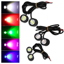 12v Motorcycle Led Strobe Lights Motor    Flash Warning Brake Light Lamp  Spotlight Yellow Blue White 2024 - buy cheap