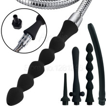 Limpador anal de silicone 4 estilos, limpeza anal, cuidado vaginal e anal, brinquedos sexuais para mulheres, homens, gays 2024 - compre barato