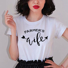 Забавная Эстетическая Милая женская рубашка, дамские наряды, хипстерские Tumblr Графические футболки с округлым вырезом для крестьян, уличная одежда для жены, топы с буквенным принтом, футболка 2024 - купить недорого