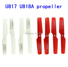 UDI u817 u817c u817a u818a RC quadrocopter remote control helicopter parts white + red propeller blades u817-02 u817c 2024 - buy cheap