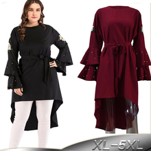 Abaya-vestido kaftan peru, vestido longo, bordado, musselina hijab, roupa islâmica turco 2024 - compre barato
