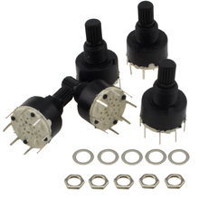 Wholesale 5pcs/lot  Plastic Band Switch 2-Pole 4-Position Rotary Switch New+Free Shipping-10000013 2024 - buy cheap