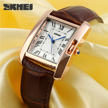 SKMEI Brand Elegant Retro Watches Women Fashion Luxury Quartz Watch Clock Woman Female Casual Leather Strap Women's Wristwatches 2024 - buy cheap