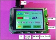 Adf4350 adf4351 módulo tft colorido, tela sensível ao toque stm32, fonte de sinal de frequência e rf 2024 - compre barato