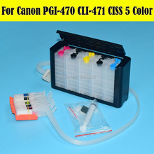 5 Color Empty Continuous Ink Supply System For Canon PGI-470 CLI-471 Ciss For Canon MG6840 MG5740 Printer Ciss 2024 - buy cheap