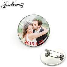 JOINBEAUTY-broche personalizado para boda, recuerdo de aniversario para amante, dama de honor, mejor hombre, regalo, joyería NA01 2024 - compra barato