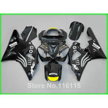 Conjunto de carenagens personalizadas para yamaha, preto, yzf r1 2000, 2001, injeção completa, 14 osso, go!!! Kit de carenagem abs r1 00 01 para injeção mo 2024 - compre barato