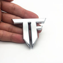 Fdecalque emblema para carro tf 3d, adesivo cromado de metal para volkswagen bmw ford kia toyota honda 2024 - compre barato