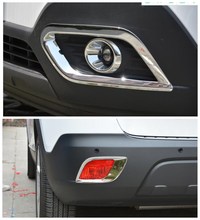 Аксессуары подходят для 2013 2014 2015 Vauxhall Opel Mokka ABS хромированные передние + задние противотуманные фары Накладка отделка Стайлинг автомобиля 4 шт 2024 - купить недорого