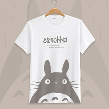 Japan Anime Totoro Printed T-shirts Short Sleeve Tops Men Women Plus Size Cartoon Tees Summer T Shirts 2024 - buy cheap