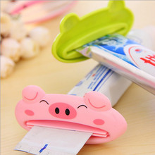 Bathroom Home 1pc  9cm*4 cm Cute Tube Rolling Holder Squeezer Easy Cartoon Toothpaste Dispenser Accessories Piggy / Frog / Panda 2024 - buy cheap