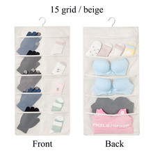 2019 New Design 15 Grid Hanging Storage Bag Bra Underwear Socks Organizer Multi Pockets Pouch Toiletries Storage Bags 2024 - buy cheap