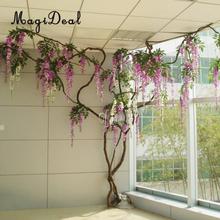 Flexible Natural Dried Rattan Tree Vine Xmas Wreath Wedding Garland Home Door Wall Door Decoration 2024 - buy cheap