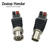 Terminal de cámara CCTV BNC macho + hembra UTP Balun de vídeo conector con adaptador de Cable, conector prensado conectado, 5 pares 2024 - compra barato