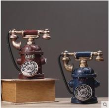 Retro telephone model crafts, creative commemorative decorations, tabletop ornaments, beautiful gifts 2024 - buy cheap