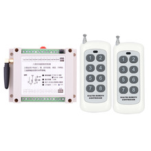 Interruptor de iluminación con mando inalámbrico de radiofrecuencia, dispositivo con Control remoto blanco, 8 canales, 10 canales, 12V, 24V, 36V, 48V, CC, 2 uds. 2024 - compra barato