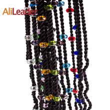 AliLeader 10pcs Hair Braid Jewelry Chamilia Beads Hair Bead Accessories Hair Extension Micro Rings Round Hair Beads For Braids 2024 - buy cheap