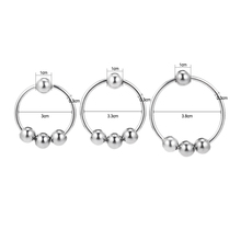 1Pc Stainless Steel Penis Ring Cock Rings Delayed Ejaculation With Four Movable Beads Time Delay Sex Toys For Men 2024 - buy cheap