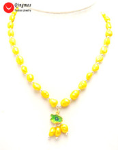 Женское Ожерелье из натурального жемчуга 7-9 мм, 17 дюймов 2024 - купить недорого