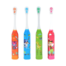 Cepillo de dientes eléctrico ultrasónico para niños, con patrón de dibujos animados, cabezal de repuesto, el mejor regalo, 2 uds. 2024 - compra barato