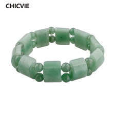 CHICVIE Famous Brand Luxury Natural Stone Bracelet Bangles For Women Vintage Jewelry Best Friendship Bracelet Femme Sbr140228 2024 - buy cheap