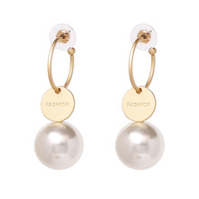 Fashion Luxury Statement Drop Earrings for Women Boho Large Simulated Pearl Hanging Dangle Earrings Wedding Party Female Jewelry 2024 - buy cheap