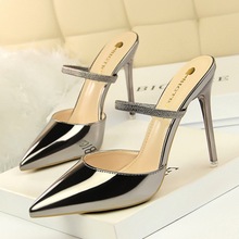 Обувь BIGTREE; Новинка; кожаные туфли-лодочки; модная обувь; пикантные туфли на высоком каблуке 10,5 см с острым носком; Sapato Feminino 2024 - купить недорого