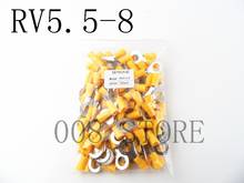RV5.5-8 Yellow Ring insulated terminal suit 4-6mm2 Cable Wire Connector cable Crimp Terminal 50PCS/Pack RV5-8 RV 2024 - buy cheap