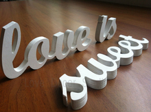 Free ShippingWedding decoration "LOVE IS SWEET" wooden letters,wooden letters wedding sign! 2024 - buy cheap