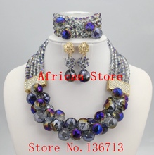 2015 mejor venta rojo Africana cristal juego de joyas con cuentas perlas nigeriana para boda envío gratis SD502-1 2024 - compra barato